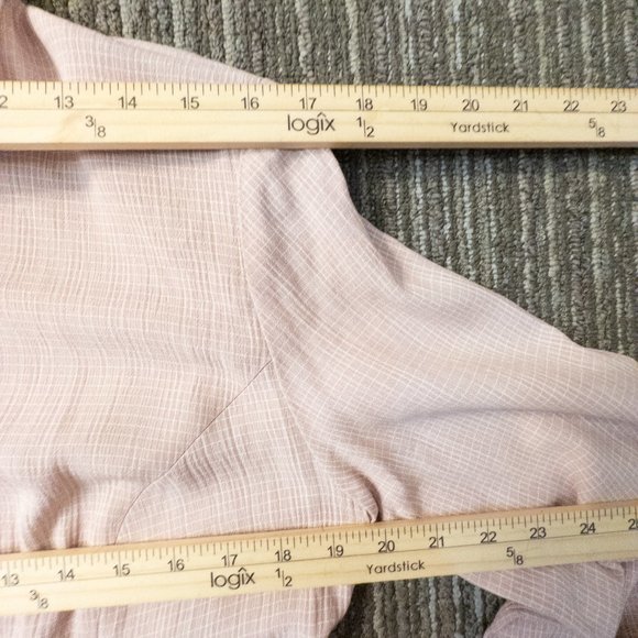 New Frontier Womens Size Small Pink Shirt Button Up Western Collared Brand New - Picture 12 of 12